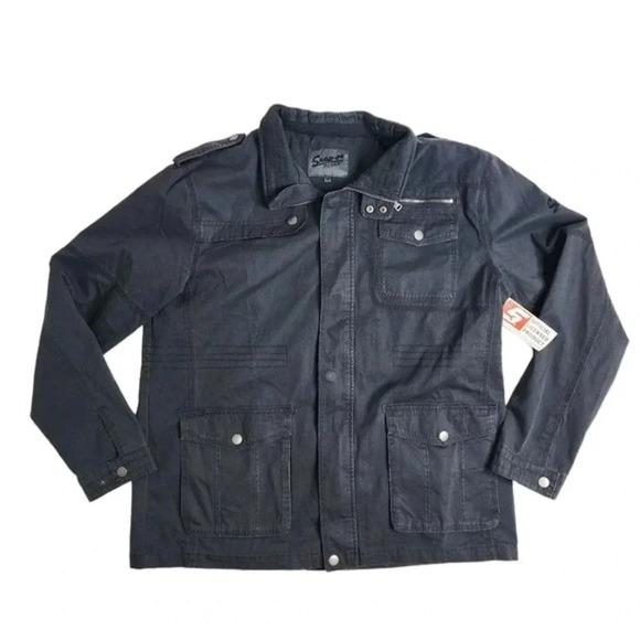 Snap-On Tools Canvas Work Jacket Size XXL New Gray Snap On Missing Button READ - Picture 1 of 12